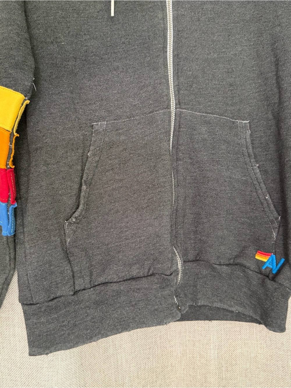 Aviator Nation Rainbow Zip Hoodie - Picture 3 of 6